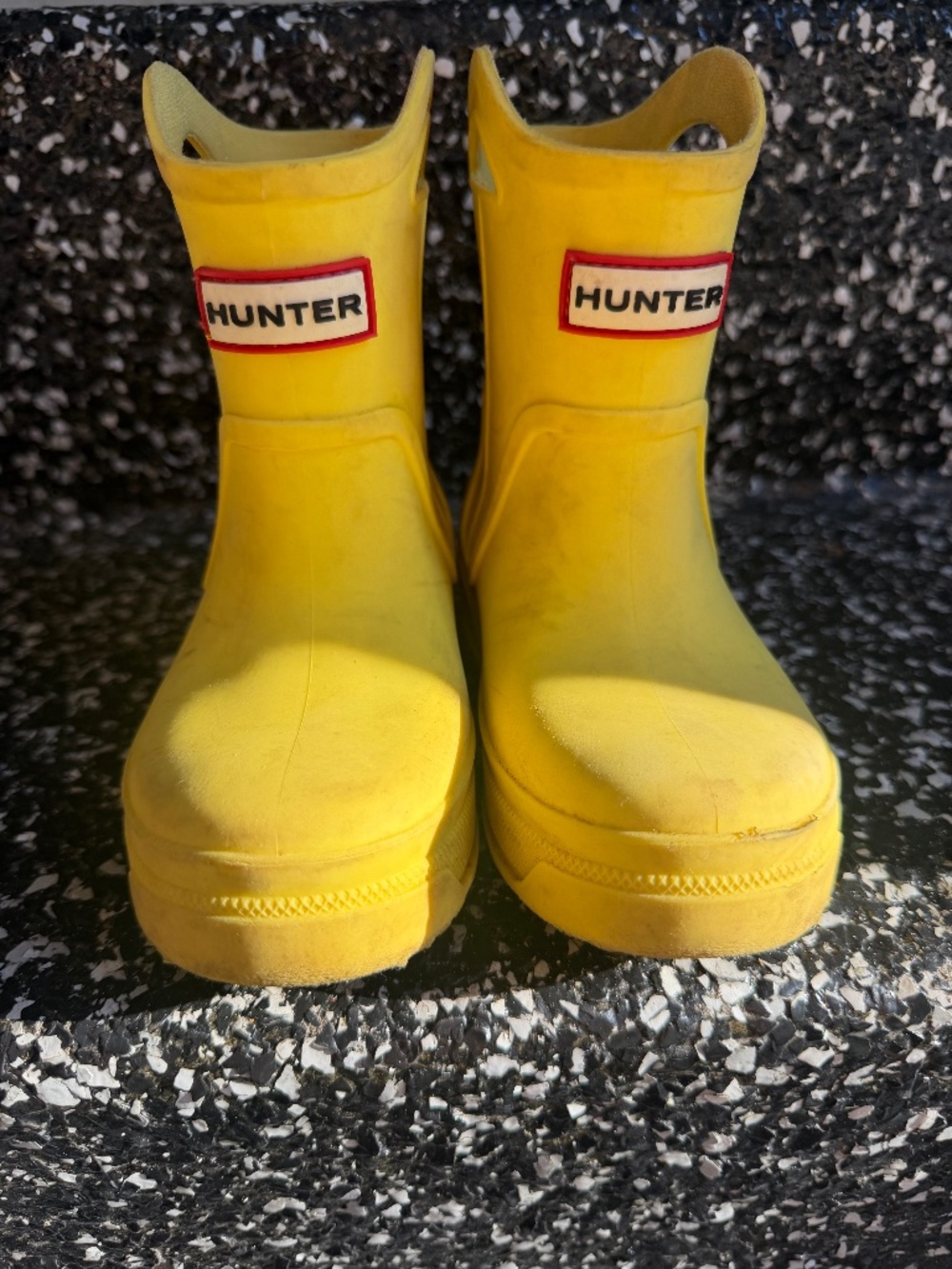 GUC. Hunter. Little Kids Georgey Waterproof Boots. Size 9C. Yellow